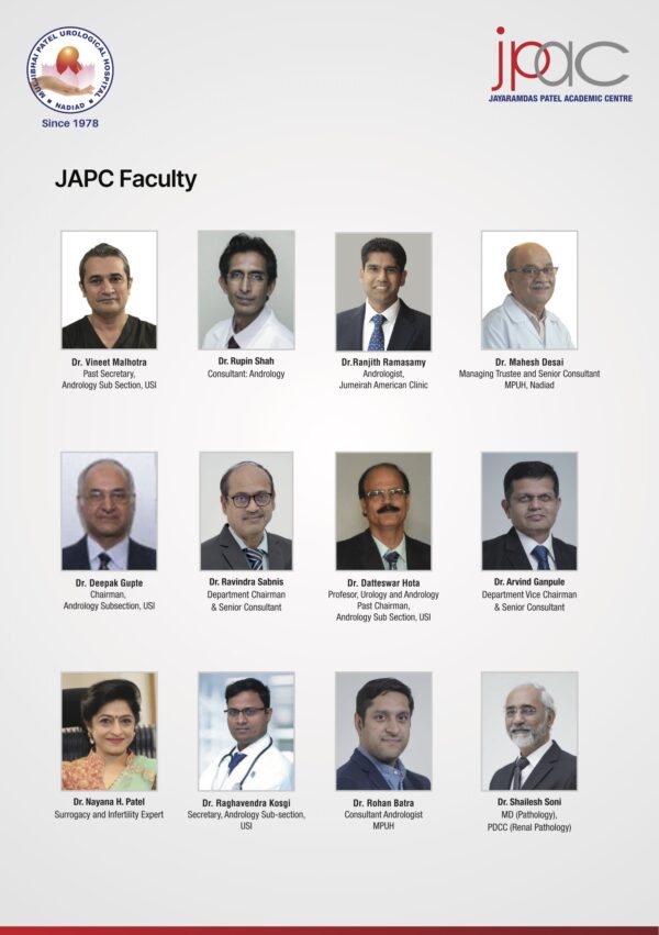 The Annual Andrology Course - Faculty